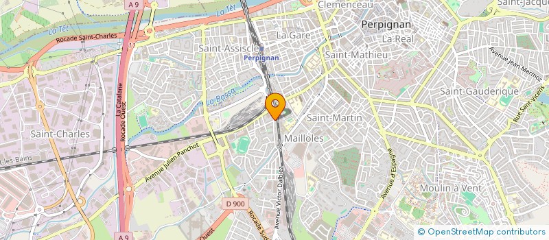 localisation de l'entreprise MONSIEUR WALTER HORTENSI PUJOL  PERPIGNAN