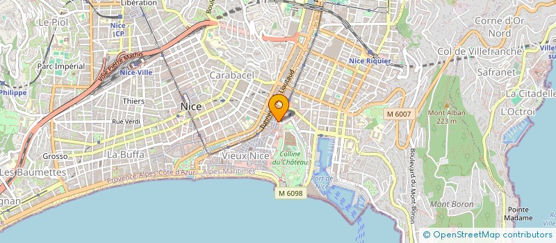 localisation de l'entreprise MONSIEUR WALTER HUBER à NICE