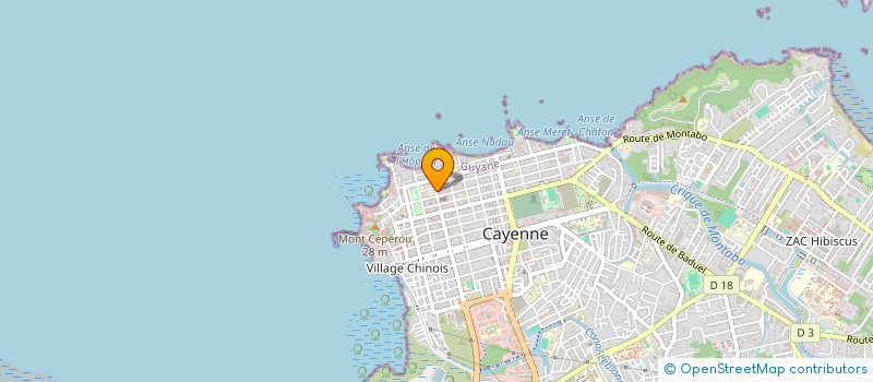 localisation de l'entreprise MONSIEUR WALTER JULES  CAYENNE