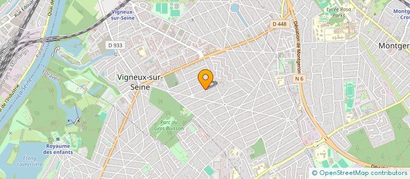 localisation de l'entreprise MONSIEUR WALTER LAVIGIEZ à VIGNEUX-SUR-SEINE