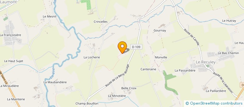 localisation de l'entreprise MONSIEUR WALTER LE FOLL  SOULEUVRE EN BOCAGE