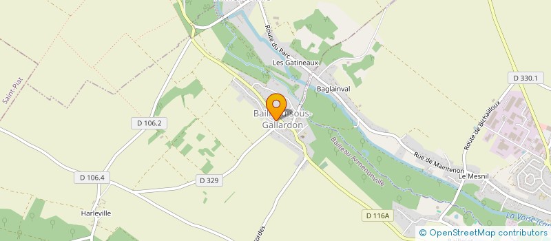 localisation de l'entreprise MONSIEUR WALTER LEBLANC à BAILLEAU-ARMENONVILLE