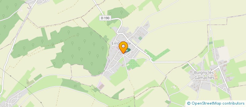 localisation de l'entreprise MONSIEUR WALTER LECOCQ  EMBREVILLE