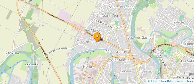 localisation de l'entreprise MONSIEUR WALTER LERONDEAU à NIORT
