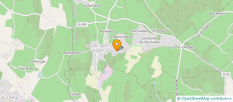 localisation de l'entreprise MONSIEUR WALTER LEVEQUE  LOUZAC-SAINT-ANDRE