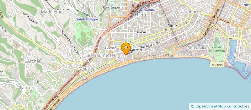 localisation de l'entreprise MONSIEUR WALTER LIMONIER  NICE