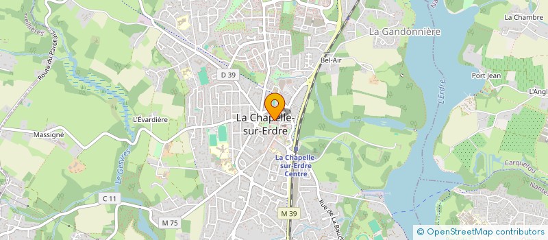 localisation de l'entreprise MONSIEUR WALTER LUTA  LA CHAPELLE-SUR-ERDRE