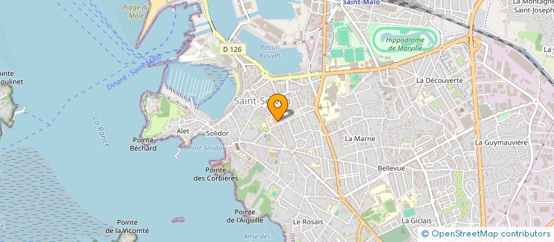 localisation de l'entreprise MONSIEUR WALTER MANO  SAINT-MALO