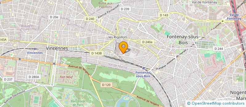 localisation de l'entreprise MONSIEUR WALTER MARIONI à FONTENAY-SOUS-BOIS
