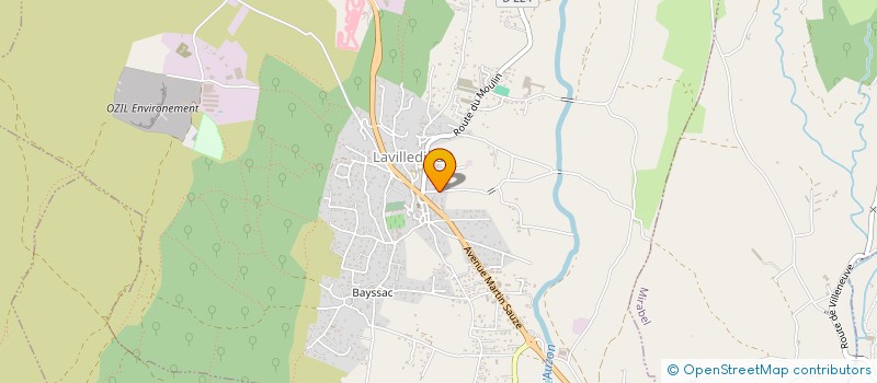 localisation de l'entreprise MONSIEUR WALTER MARTIN DE CHAMAS  DONZERE