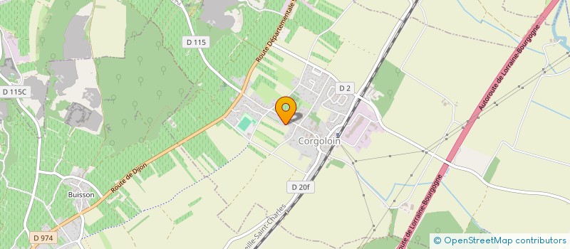 localisation de l'entreprise MONSIEUR WALTER MERMET  CORGOLOIN