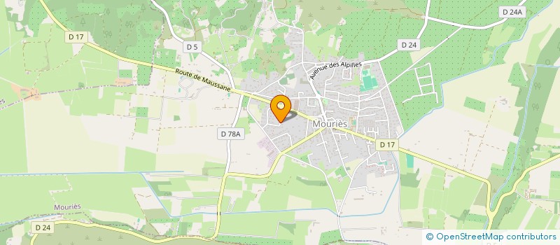 localisation de l'entreprise MONSIEUR WALTER MULINAZZI  MOURIES