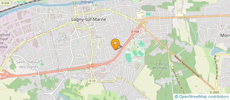 localisation de l'entreprise MONSIEUR WALTER OLIVOTTO  LAGNY-SUR-MARNE