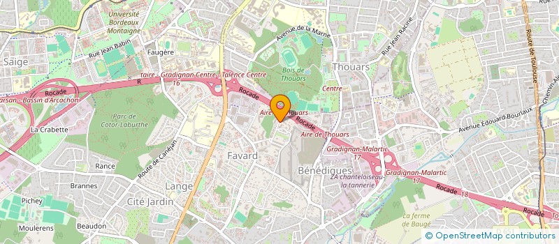 localisation de l'entreprise MONSIEUR WALTER ONOYA  GRADIGNAN