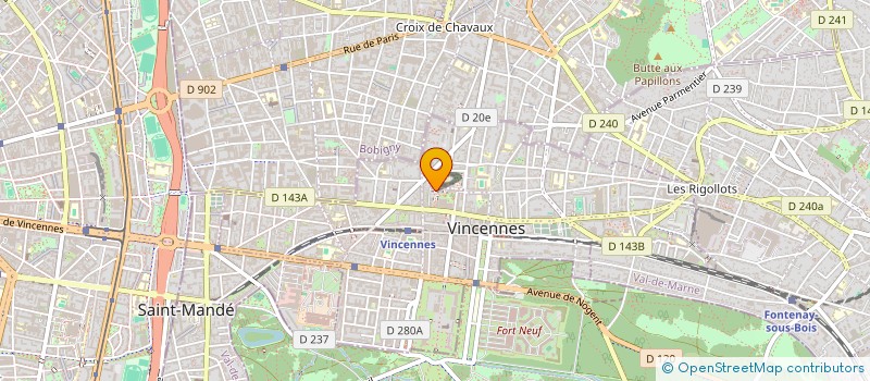 localisation de l'entreprise MONSIEUR WALTER PATU  VINCENNES