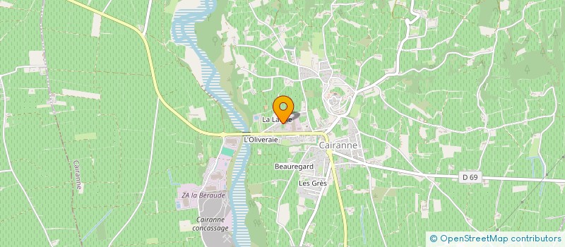 localisation de l'entreprise MONSIEUR WALTER PERRAS  CAIRANNE