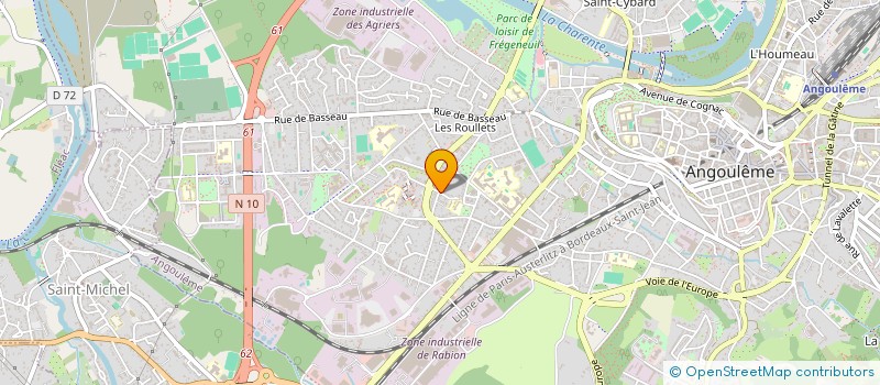 localisation de l'entreprise MONSIEUR WALTER PIERDON à ANGOULEME
