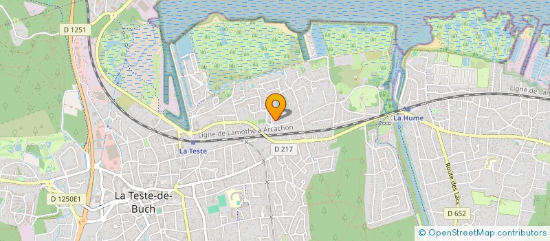 localisation de l'entreprise MONSIEUR WALTER RENAUX  LA TESTE-DE-BUCH