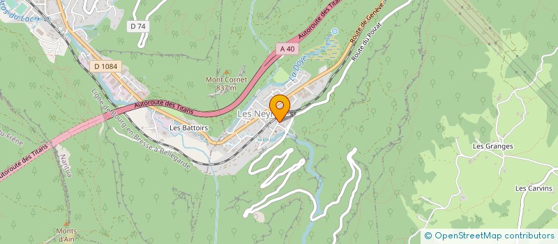 localisation de l'entreprise MONSIEUR WALTER SILLANS  LES NEYROLLES