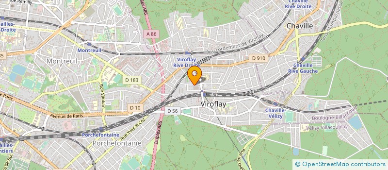 localisation de l'entreprise MONSIEUR WALTER STAWINOGA  VIROFLAY