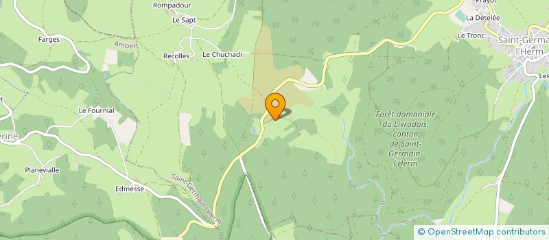 localisation de l'entreprise MONSIEUR WALTER STRITTMATTER  SAINT-GERMAIN-L'HERM