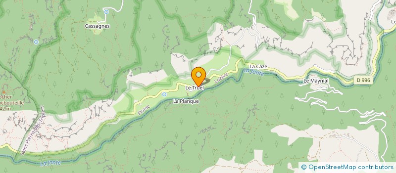 localisation de l'entreprise MONSIEUR WALTER VALGALIER  LE ROZIER