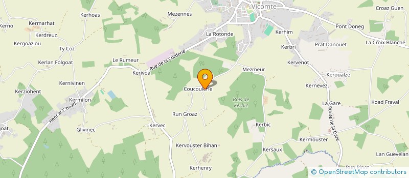 localisation de l'entreprise MONSIEUR WALTER VERVAEKE à POMMERIT-LE-VICOMTE