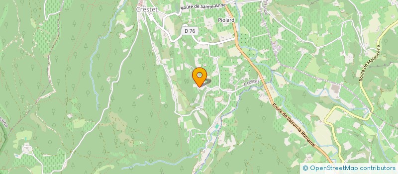 localisation de l'entreprise MONSIEUR WALTER WELLS  VAISON-LA-ROMAINE