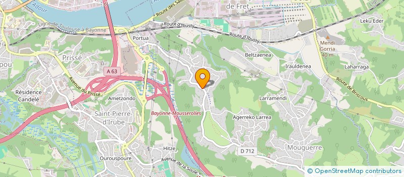 localisation de l'entreprise MONSIEUR WALTER WORBOYS  MOUGUERRE