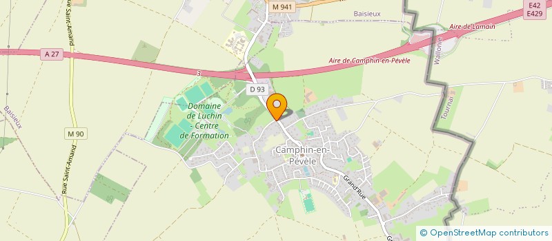 localisation de l'entreprise MONSIEUR WALTER ZAMPARO à CAMPHIN-EN-PEVELE