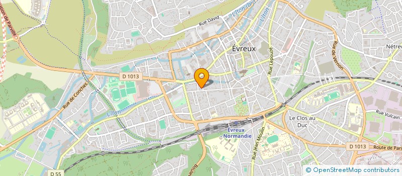localisation de l'entreprise MONSIEUR WALY DIOUF à EVREUX