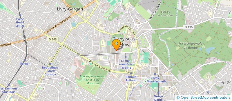 localisation de l'entreprise MONSIEUR WALY KANOUTE à CLICHY-SOUS-BOIS