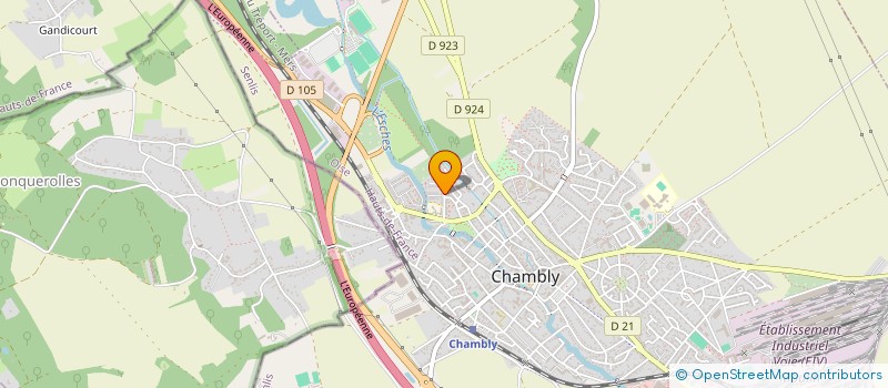 localisation de l'entreprise MONSIEUR WAMPUNGA KANGODIA WAMPUNGA  CHAMBLY