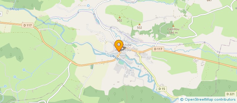 localisation de l'entreprise MONSIEUR WANDRILLE AUGENDRE à LA BASTIDE-DE-SEROU