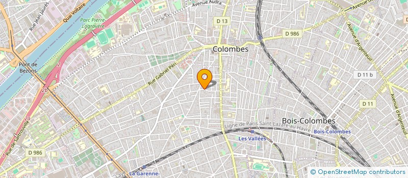 localisation de l'entreprise MONSIEUR WANDRILLE FLAMANT à COLOMBES