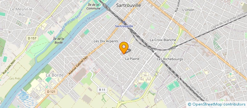 localisation de l'entreprise MONSIEUR WANDRILLE OKONGO ASSOMO à SARTROUVILLE