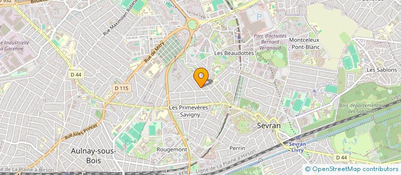 localisation de l'entreprise MONSIEUR WANG CHEN à SEVRAN