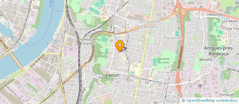 localisation de l'entreprise MONSIEUR WANNES AIDOUD  CENON