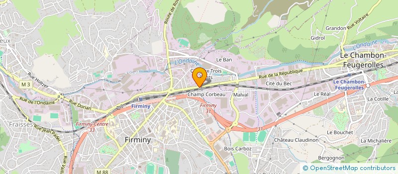 localisation de l'entreprise MONSIEUR WANYOU DAKOURI  FIRMINY