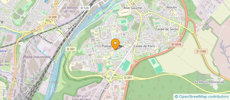 localisation de l'entreprise MONSIEUR WAQAR MUHAMMAD  CREIL