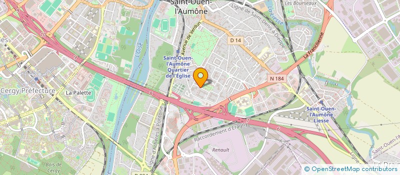 localisation de l'entreprise MONSIEUR WAQAR UL HASSAN à SAINT-OUEN-L'AUMONE