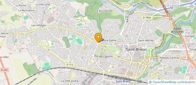 localisation de l'entreprise MONSIEUR WAQAS AHMAD à SAINT-BRIEUC