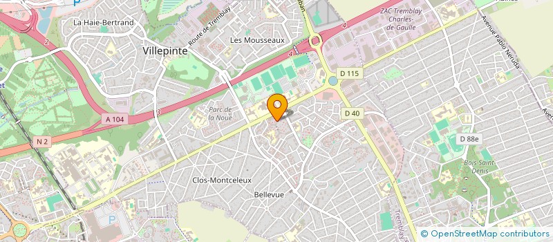 localisation de l'entreprise MONSIEUR WAQAS KHADIM à VILLEPINTE