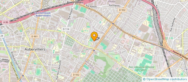 localisation de l'entreprise MONSIEUR WARA DIATTA  AUBERVILLIERS