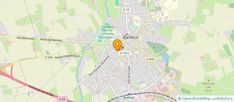 localisation de l'entreprise MONSIEUR WARDI SOULAIMANA à BAILLEUL