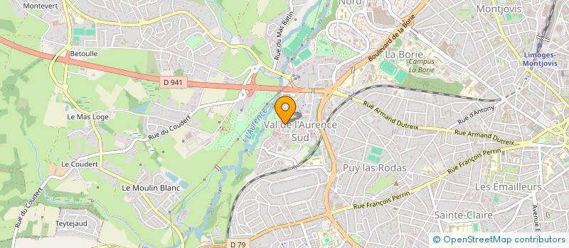 localisation de l'entreprise MONSIEUR WAREES OLABODE  LIMOGES