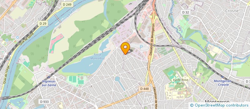 localisation de l'entreprise MONSIEUR WAREN BECK  MONTGERON