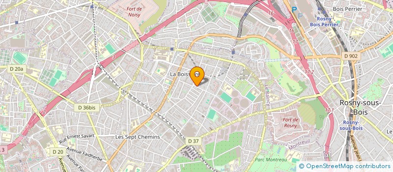 localisation de l'entreprise MONSIEUR WAREN BERNOBINI à MONTREUIL