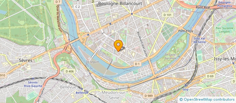 localisation de l'entreprise MONSIEUR WAREN PEREIRA à BOULOGNE-BILLANCOURT