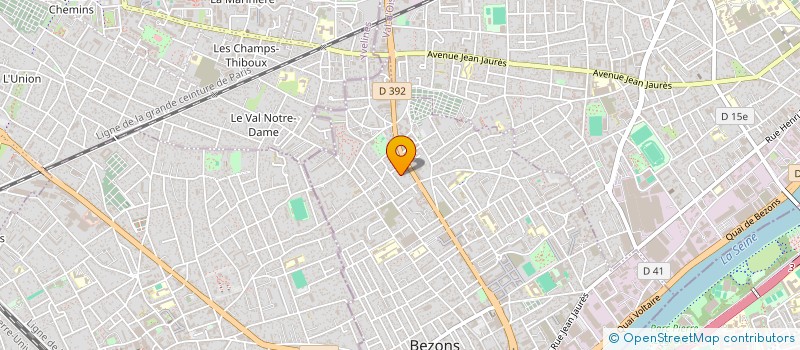 localisation de l'entreprise MONSIEUR WAREN VRIELYNCK  BEZONS